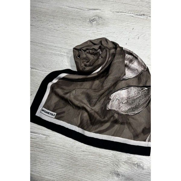 Dijital Bambu Pamuklu Şal 017AV